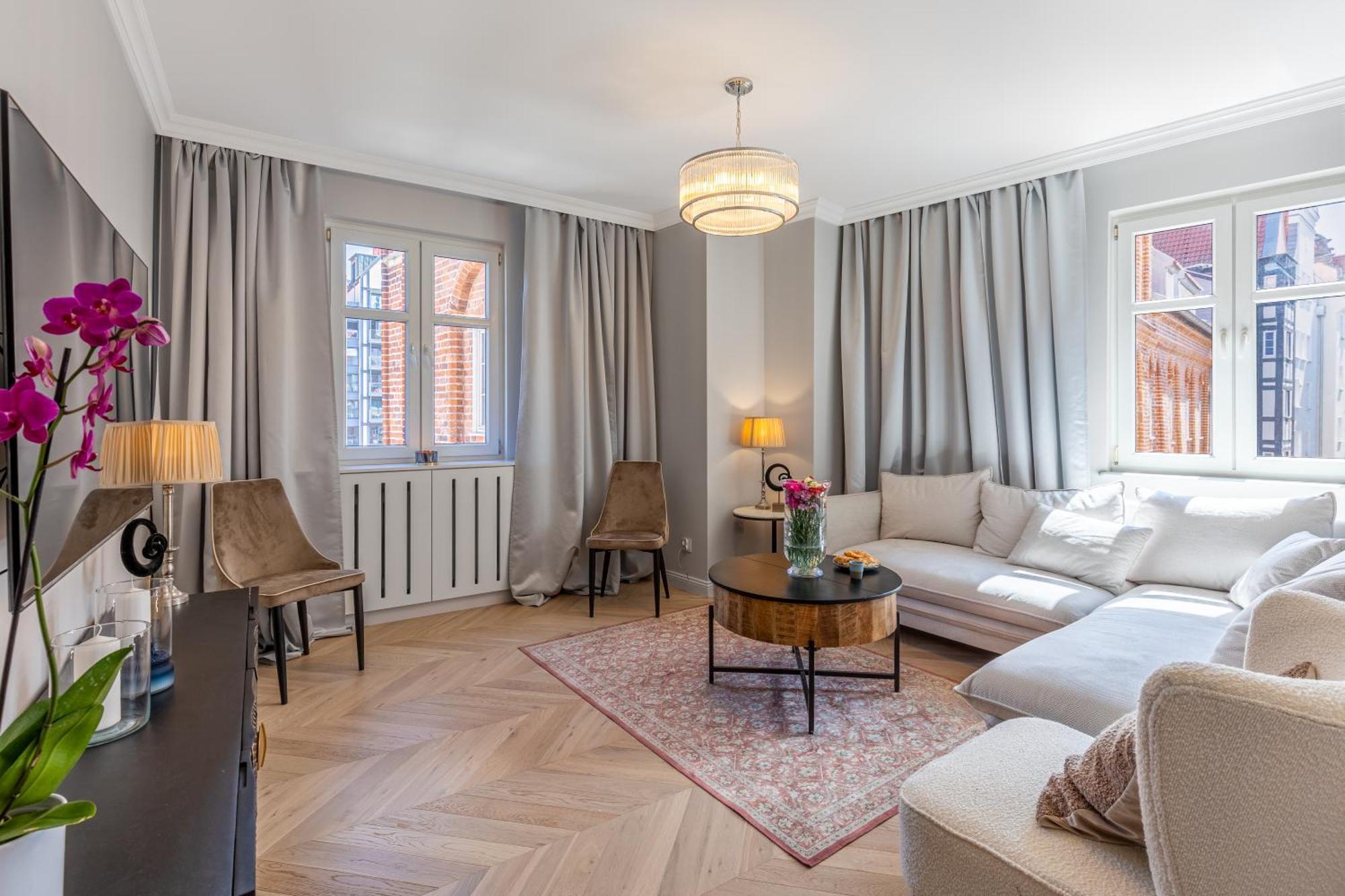 Stylowy Apartament W Sercu Starowki Z Widokiem Na Motlawe Gdansk Luaran gambar